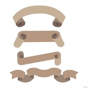 Scroll Banner Vector