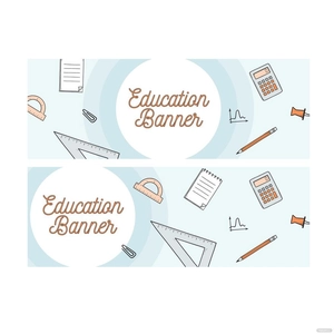Education Banner Vector Education Banner Vector