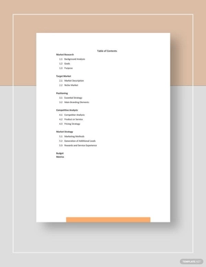 Real Estate Marketing Plan Template