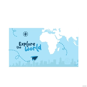Travel Banner Vector