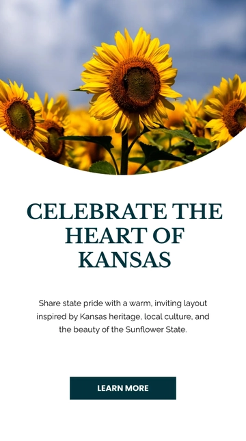 Free Happy Kansas Day Instagram Story Template to Edit Online