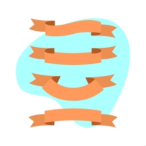 Ribbon Banner Illustration