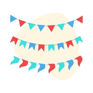 Flag Banner Illustration