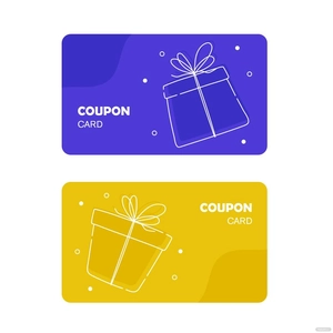 Coupon Card Vector