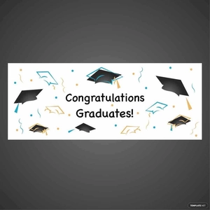 Graduation Banner Vector