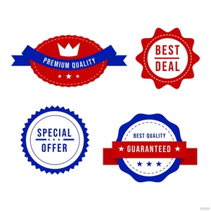 Promotional Label Vector