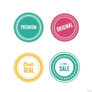 Circle Label Vector