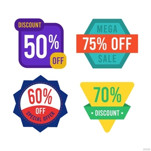 Discount Label Vector