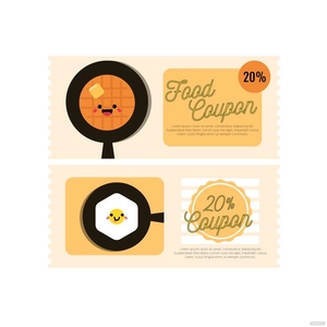 Food Coupon Vector