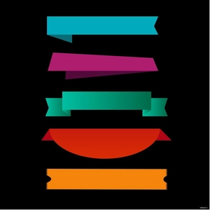 Colorful Label Vector