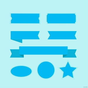 Label Banner Vector
