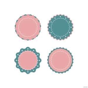 Decorative Label Vector