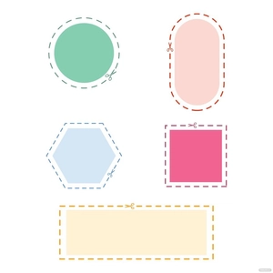Coupon Border Vector