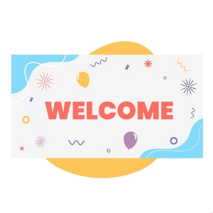 Welcome Banner Illustration