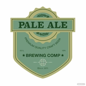 Beer Label Vector