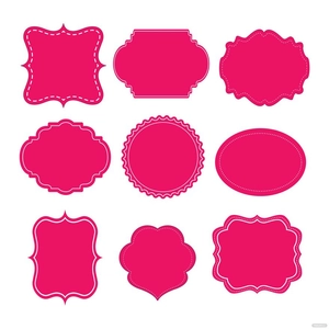 Label Design Vector