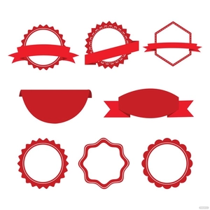 Red Label Vector