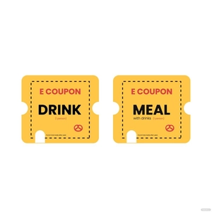 E-Coupon Vector