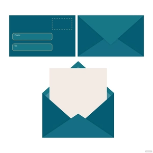 Blank Envelope Vector