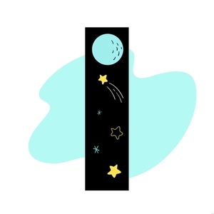 Cartoon Bookmark Illustration