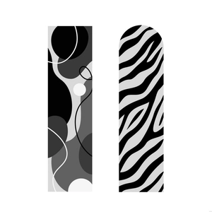 Black and White Bookmark Illustration