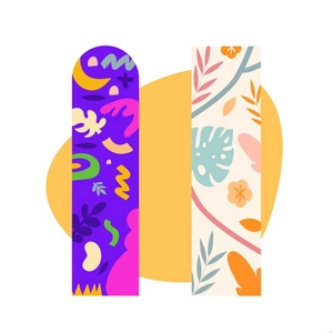 Printable Bookmark Illustration