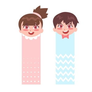 Anime Bookmark Illustration