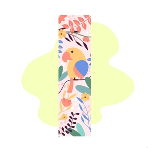 Botanical Bookmark Illustration