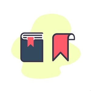 Bookmark Icon Illustration