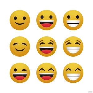 Happy Emoji Vector