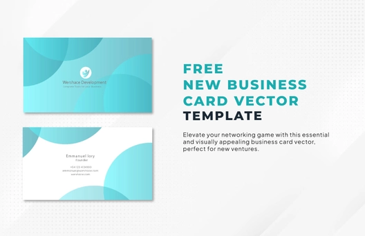 New Business Card Vector