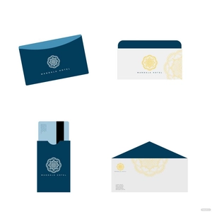 Hotel Envelope Vector
