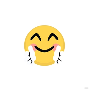 Hug Emoji Vector