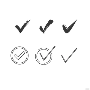 Pencil Check Mark Vector