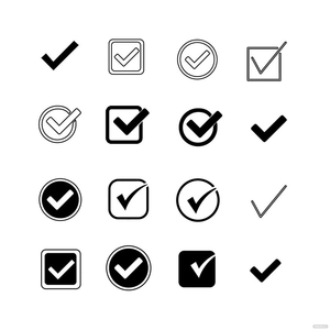 Small Check Mark Vector