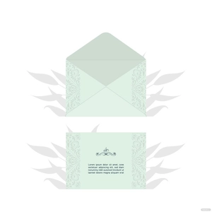 Wedding Envelope Vector