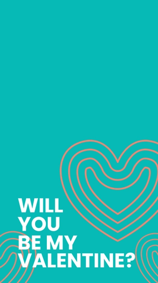 Free Will You Be My Valentine Snapchat Geofilter Template to Edit Online