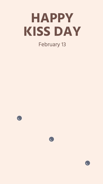Free Happy Kiss Day Snapchat Geofilter Template to Edit Online