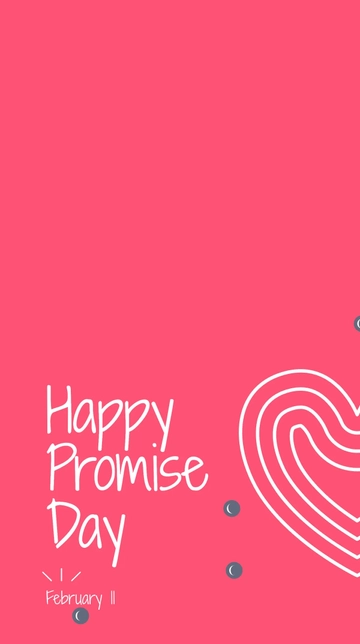 Free Happy Promise Day Snapchat Geofilter Template to Edit Online