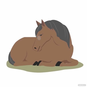 Old Horse Vector