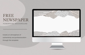 Newspaper Powerpoint Background