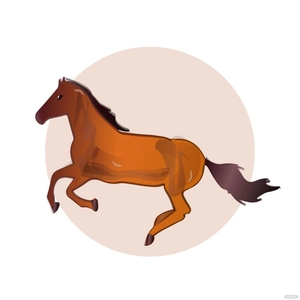 Galloping Horse Vector
