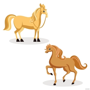 Simple Horse Vector