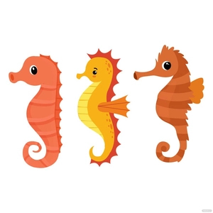 Sea Horse Vector