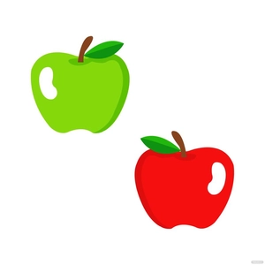Apple Emoji Vector