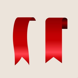 3D Bookmark Illustration