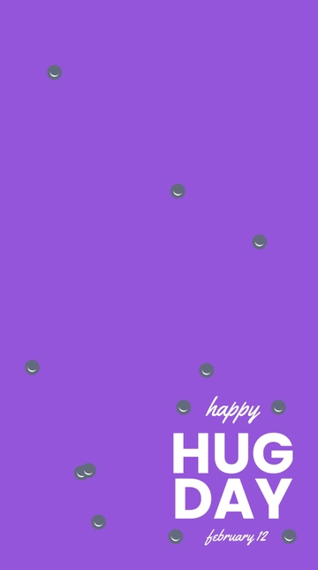 Free Happy Hug Day Snapchat Geofilter Template to Edit Online