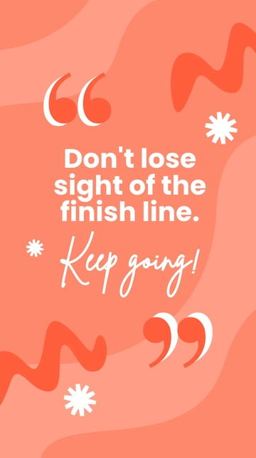 Free Motivational Whatsapp Status Template to Edit Online