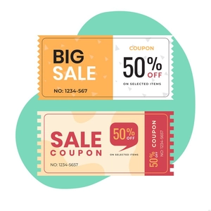 Sale Coupon Illustration