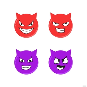 Evil Smiley Face Vector